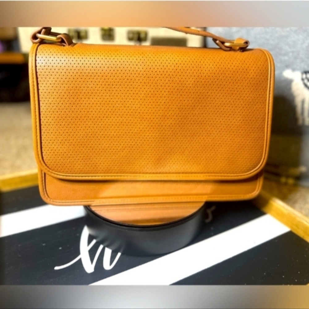 Thirty One Top Handle Faux Leather Crossbody Bag - Picture 3 of 8